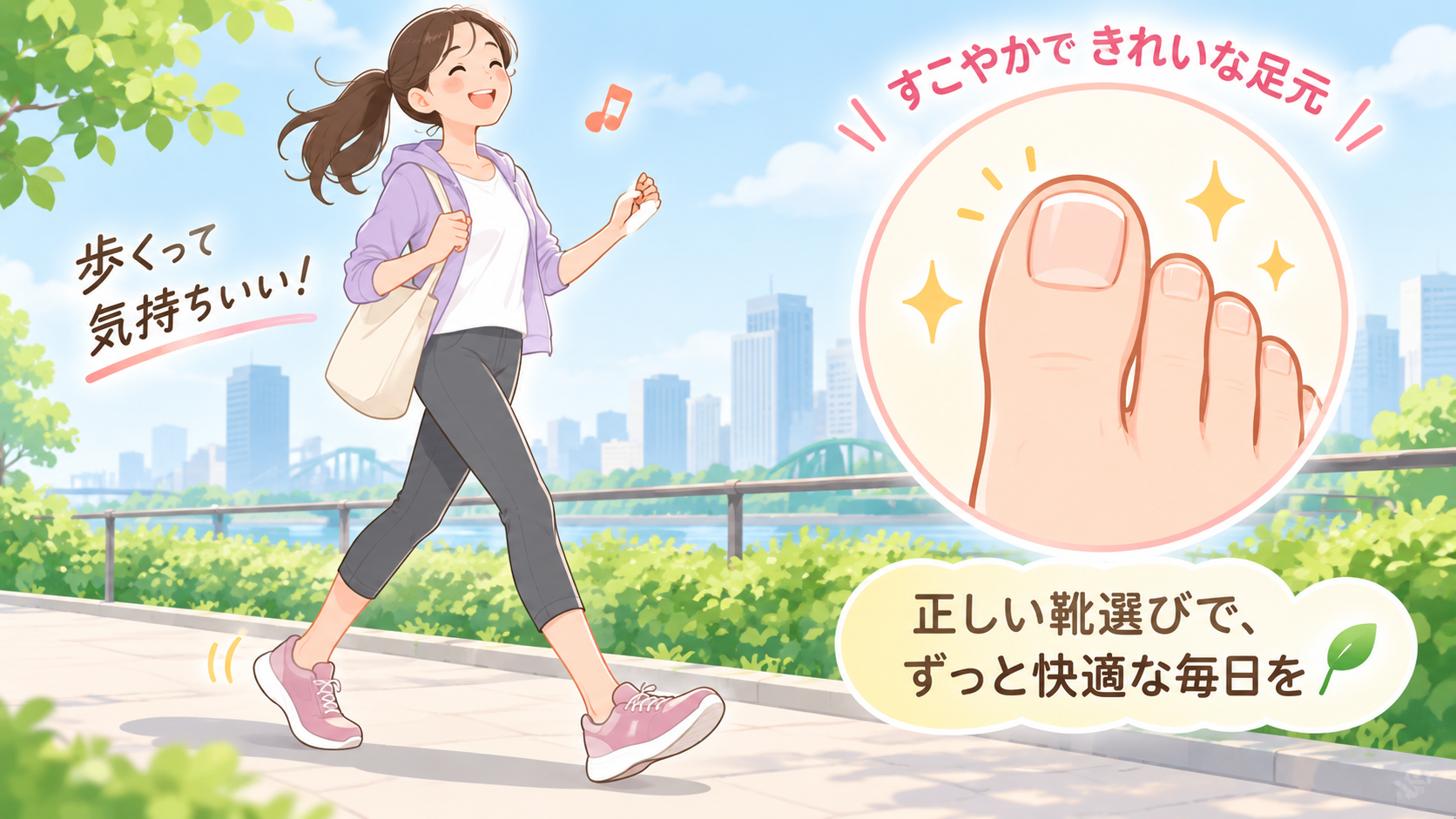 目立たない透明プレートを使用した痛みに配慮した巻き爪補正施術